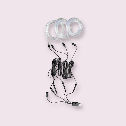 Led Rgb Neon Wire Idealstore Usb Connector 5v Power Supply 9m Length Includes Connector Plug Comes Remote Control Easy To Install