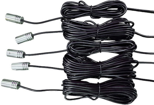Ambient Light Kit Idealstore Neon Led Rgb + Led Rgb Strip 12v 6 Adapters 6 Meter Neon Wire 7 Colors To Choose From Remote Control Operation