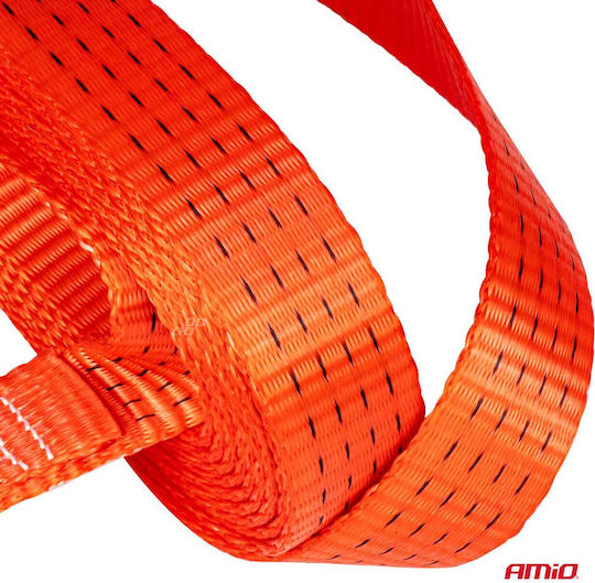 AMiO Car Towing Strap with Towing Capacity up to 4.5 Tons 5m in Orange Colour