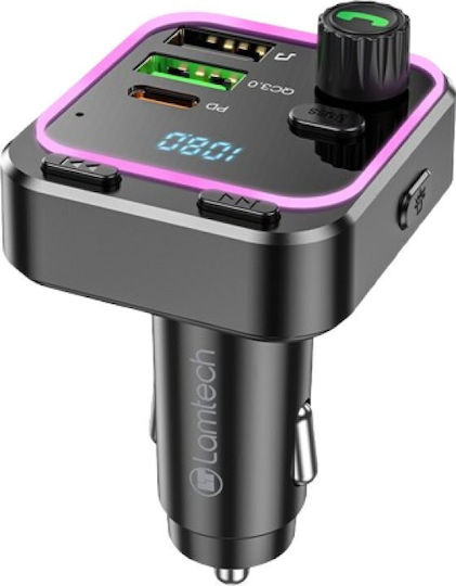 Lamtech FM Transmitter Αυτοκινήτου mit USB / Bluetooth