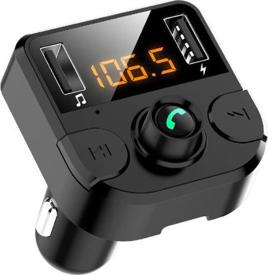 Lamtech FM Transmitter Αυτοκινήτου mit USB / Bluetooth