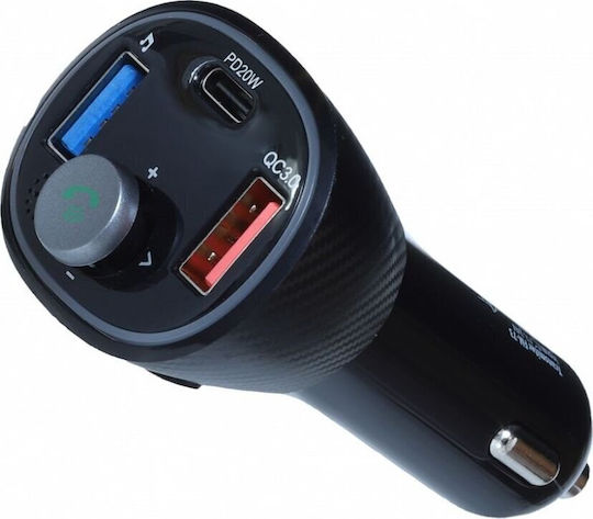 Art FM Transmitter Αυτοκινήτου με Bluetooth / USB