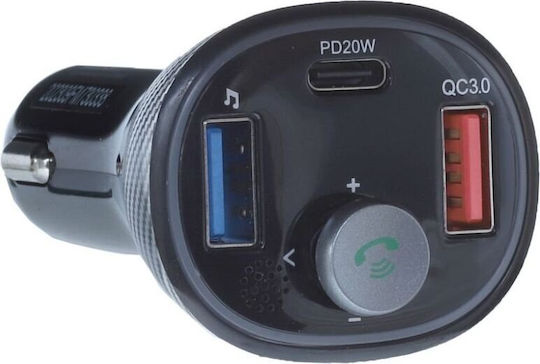 Art FM Transmitter Αυτοκινήτου με Bluetooth / USB