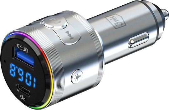 3MK FM Car Transmitter with USB / Bluetooth
