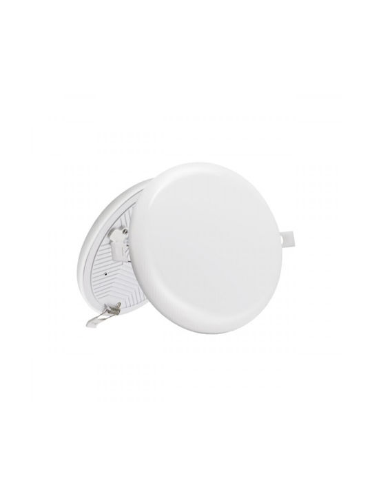 Spot Light Σποτ Οροφής Εξωτερικού Χώρου με Ενσωματωμένο LED 9W 855Lm με Ψυχρό Λευκό Φως σε Λευκό Χρώμα 6390