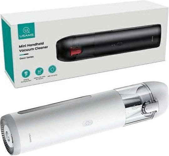 Usams Geoz Series US-ZB234 Rechargeable Car Handheld Vacuum 12V 65W White