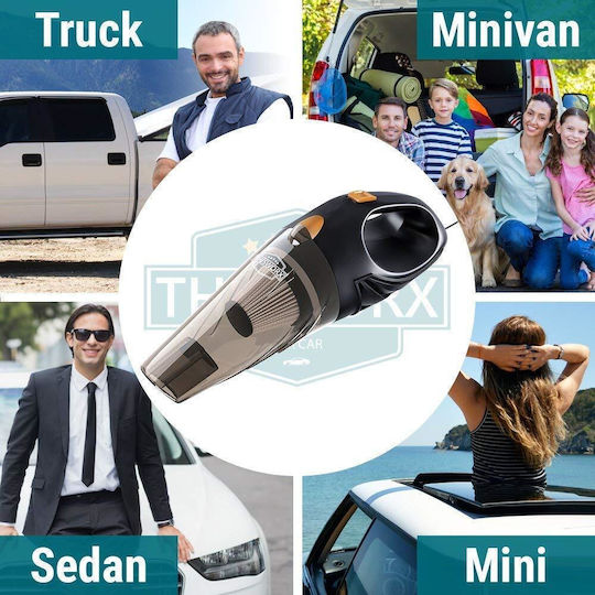 Handstaubsauger für Autos Trockenes Saugen mit Leistung 106W Wiederaufladbar 12V