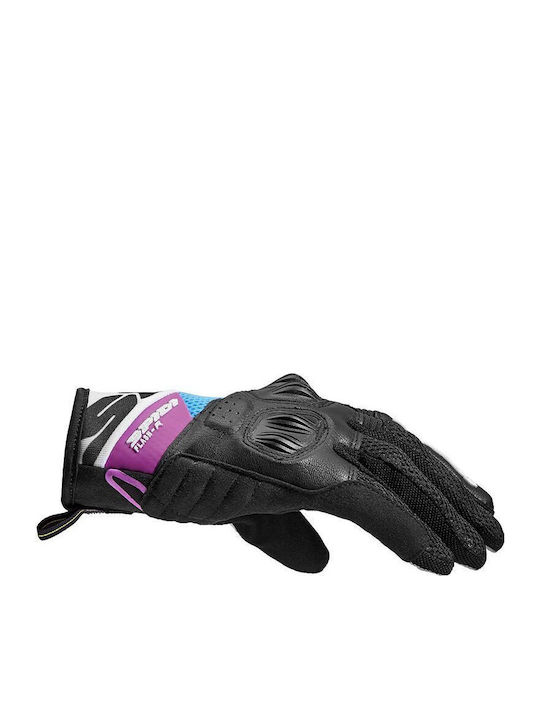 Spidi Flash-R Evo Sommer Damen Motorradhandschuhe Black/Pink