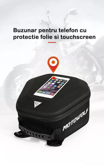 Motowolf Tank Bag Μοτοσυκλέτας με Ιμάντες