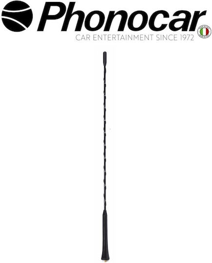 Phonocar Car Antenna Roof Threaded 20 Pieces for Radio in Black Color