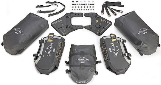Modular Loading System Grt721b Horseshoe Shape Two Side Bags 16-ltr One Rear 12-ltr Giv