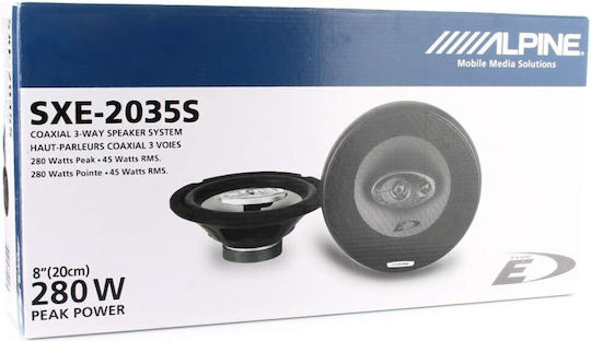 Alpine Set Boxe Auto 8" cu 45W RMS (3 căi)