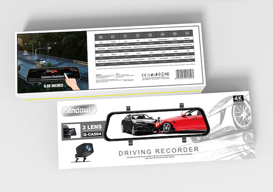 Andowl Q-CA504 Car Digital Video Recorder on the Mirror with Screen 9.66 Inches