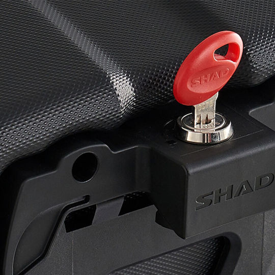 Shad Hard Shell Σετ Πλαϊνές Βαλίτσες Μοτοσυκλέτας 15lt σε Μαύρο Χρώμα