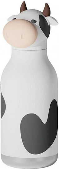 Asobu Παιδικό Παγούρι Θερμός Ανοξείδωτο με Καλαμάκι Bestie Cow 460ml