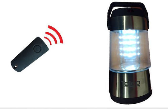 Telco WTE-719 Led Battery Lantern for Camping Stainless Steel with Remote Control 50lm