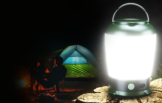 Superfire Φανάρι Led Επαναφορτιζόμενο για Camping με Φακό & Powerbank 320lm 9W