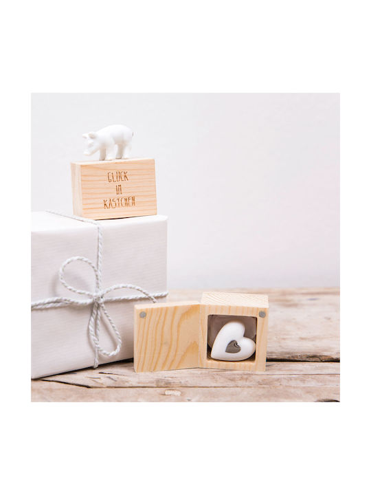 Raeder Decorativă Inima din Ceramică 3.5x5.5cm 1buc