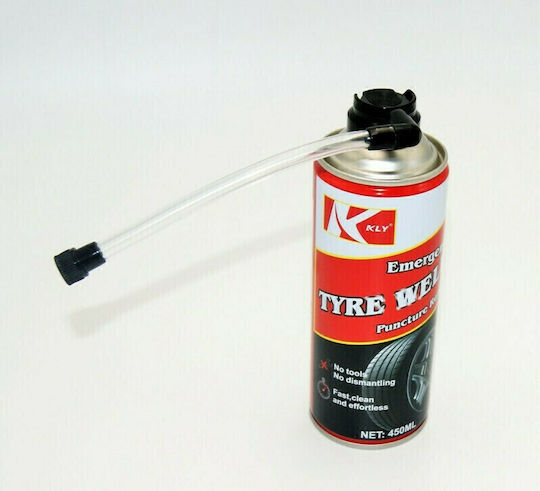 KLY Σπρέι Αφρού Επισκευής Ελαστικών 450ml 1τμχ