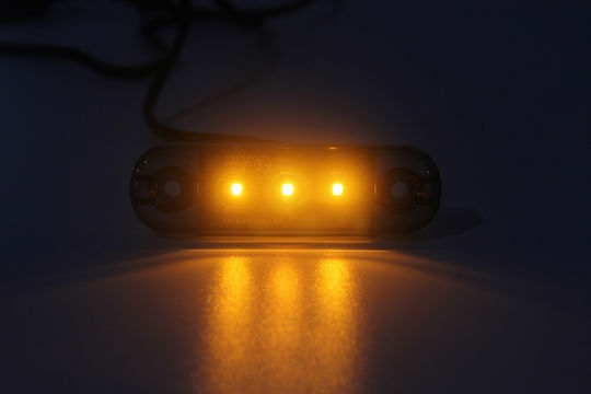 LED Volume 3 LED 12V 24V IP68 Orange 84mm 24mm x 10mm Mark