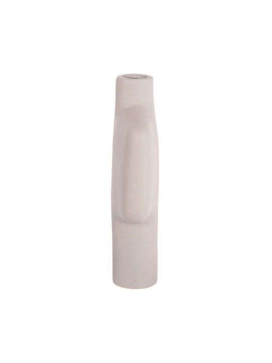 HomeMarkt Διακοσμητικό Σπίτι Glaze από Κεραμικό Υλικό 22x8x34cm
