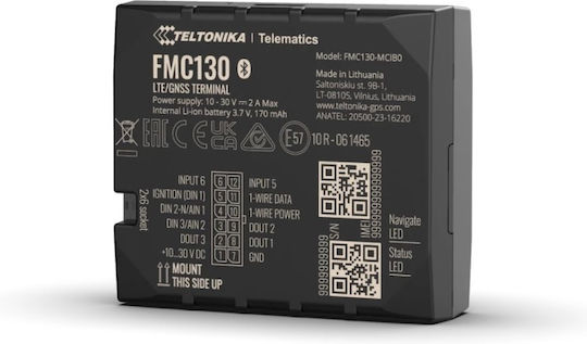 Teltonika GPS Tracker FMC130 4G/LTE / Bluetooth / GNSS / GPRS / GSM / Glonass για Αυτοκίνητα / Φορτηγά