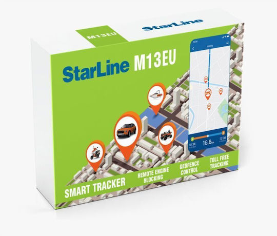 Starline M13 GPS Tracker με GSM για Μηχανές, Σκάφη & Αντικείμενα