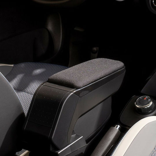 Rati Armster S Car Fabric Armrest for Kia Venga 2010+ Black