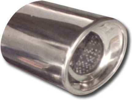 Americat Auspufftopf Universal Oval geneigt 90x105x300mm