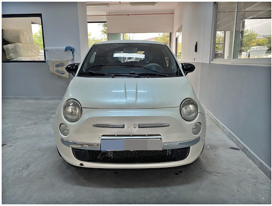 Set 2 Capace Oglindă Stil Batman Fiat 500 500x Punto Linea Culoare Negru Pian Negru Lucios Instalare Ușoară Rezistent la UV Material Premium
