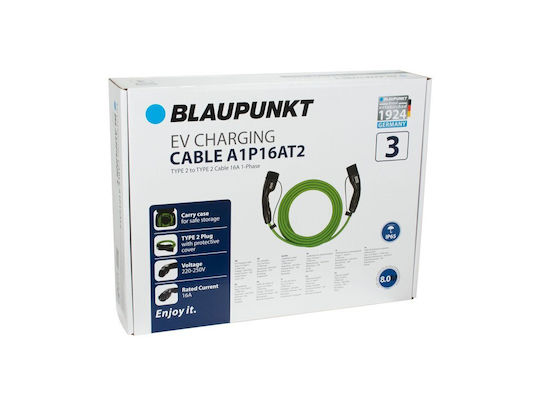 Blaupunkt Cablu de încărcare 8m Tip 2 - Tip 2 0270003