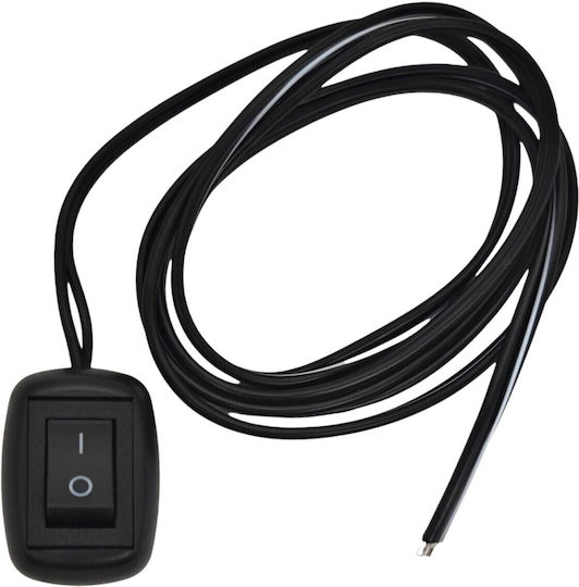 On Off Switch Black Snap Switch On Cable 12-24v