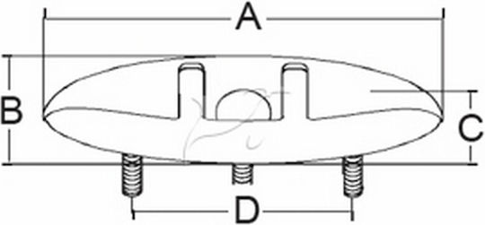 Sail Marine Sail Marine Dock Klampen 155mm
