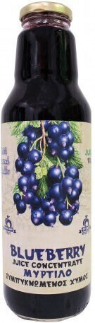 HealthTrade Συμπυκνωμένος Χυμός Blueberry Blueberry Χωρίς Προσθήκη Ζάχαρης 750ml 5200700808387