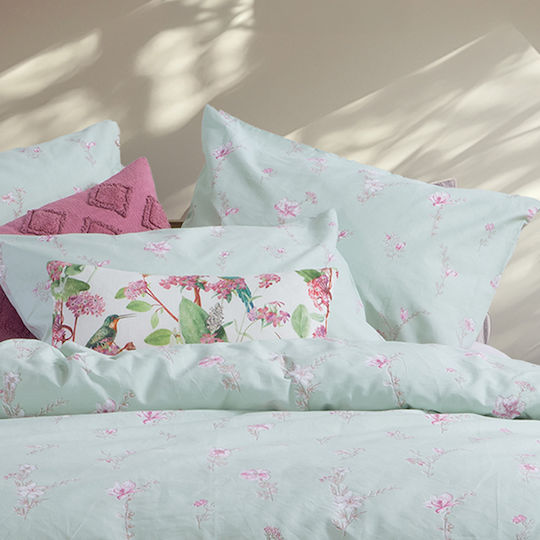 Nef-Nef Homeware Irida Калъфка за Възглавница с корица за плик Мента 52x72см.