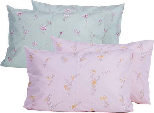 Nef-Nef Homeware Irida Калъфка за Възглавница с корица за плик Мента 52x72см.