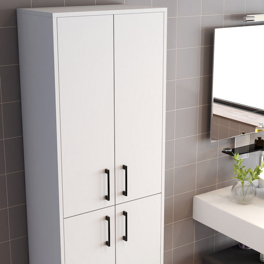 Hanah Home Банска Колона Подова М60xД35xВ200см Бяла