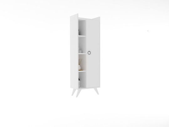 Hanah Home Badezimmersäule Boden H50xB31.8xH140cm Weiß