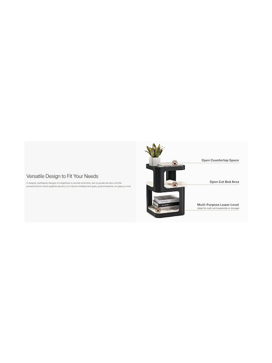 Eureka Ergonomic Kratzbaum Fußmatten Schwarz 35.5x35.5cm