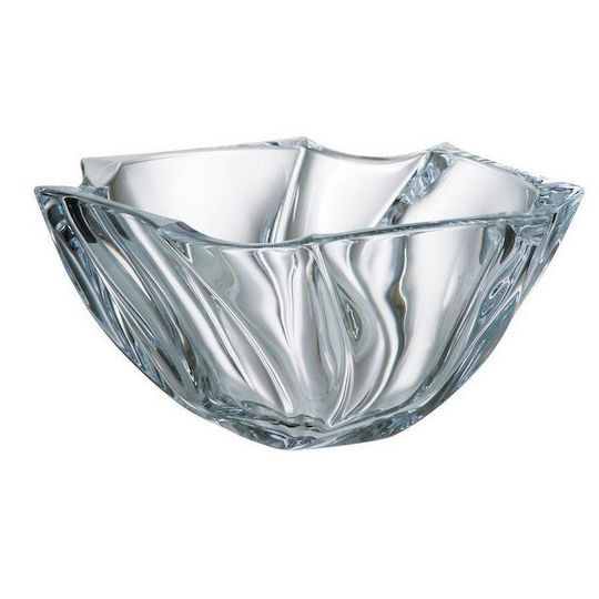 Bohemia Neptune Dekorative Schüssel Kristall Transparent 22.8x22.8x12.2cm 1Stück Bohemia Neptune Dekorative Schüssel Kristall Transparent 22.8x22.8x12.2cm 1Stück