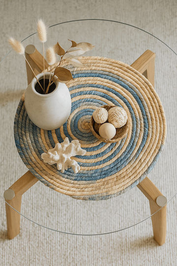 Polihome Whirl Rattan Placemats 38x38cm 4 Pieces Polihome Whirl Rattan Placemats 38x38cm 4 Pieces