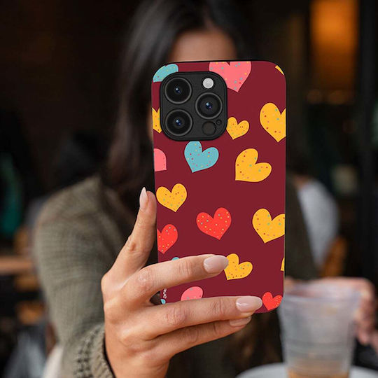Θήκη Sonique Heart Series Samsung Galaxy A17 5g Μπορντώ