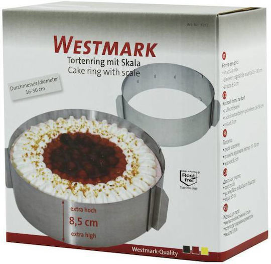 Westmark Adjustable Inox Round-Shaped Cake Ring 819128