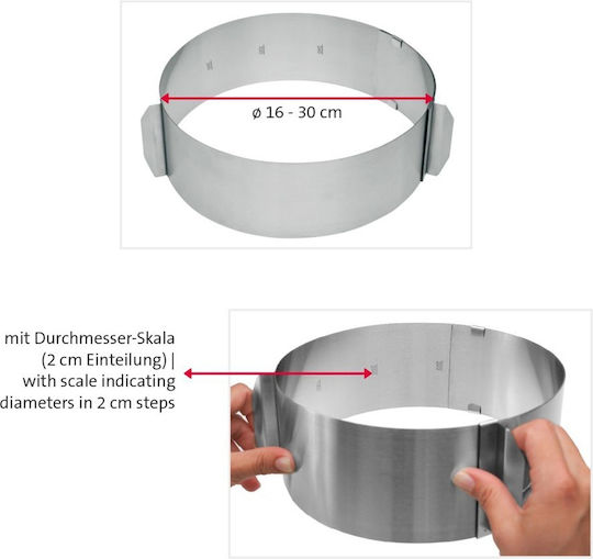 Westmark Adjustable Inox Round-Shaped Cake Ring 819128