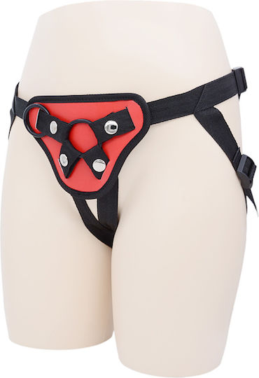 Strap On Belt Harness Red