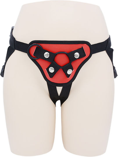 Strap On Belt Harness Red