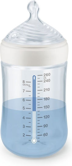 Nuk Plastic Baby Bottle Nature Sense Against Anti-Colic with Silicone Nipple for 0+, 0+ m, months Green 260ml