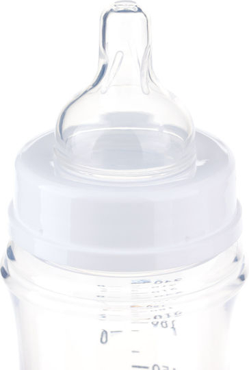 Canpol Babies Plastic Baby Bottle Anti-colic with Silicone Teat for 3+ Months Pink 240ml