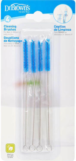 Dr. Brown's Cleaning Brush for Baby Bottles Gray 4pcs