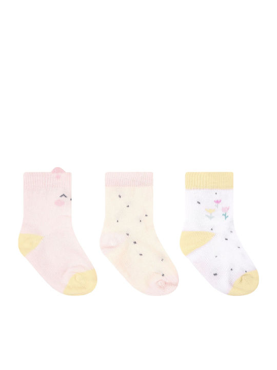 Kikka Boo Kindersocken Kniehohe Pink 3 Paar